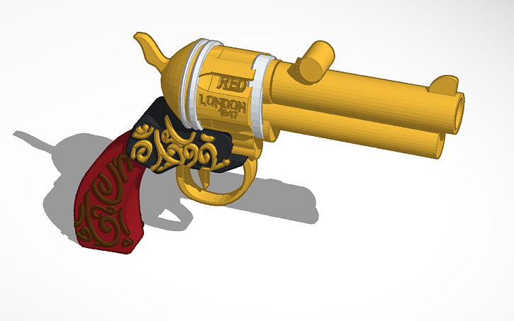 3D design Pistola - Tinkercad