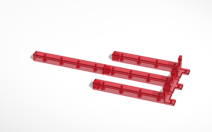 3D design Pegboard Mounts - Tinkercad