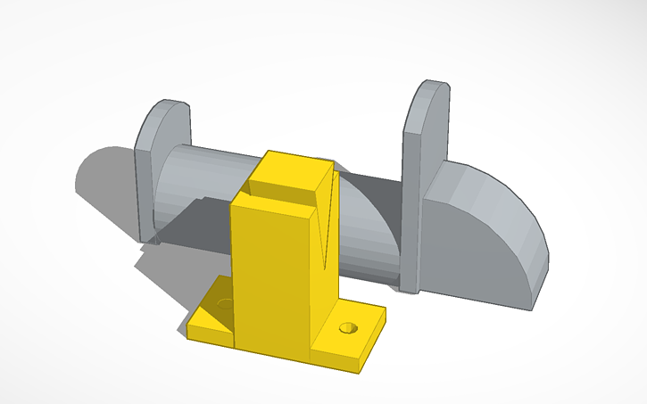 3D design Filament Spool Holder - Tinkercad