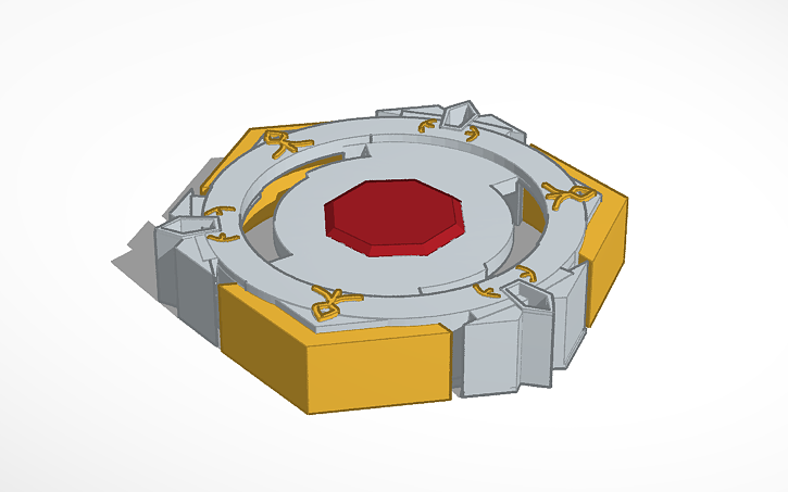 3d Design Beyblade Burst Variares Tinkercad