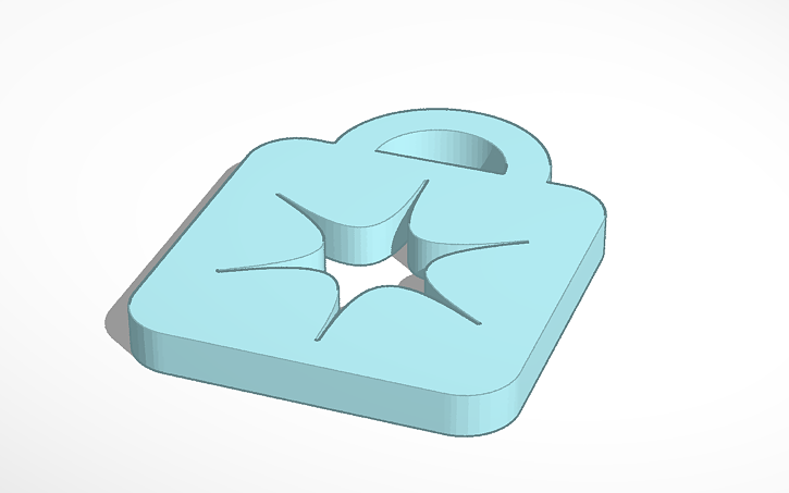 3D design Shapeways Keychain Metal | Tinkercad