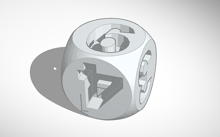 3D design noppa - Tinkercad
