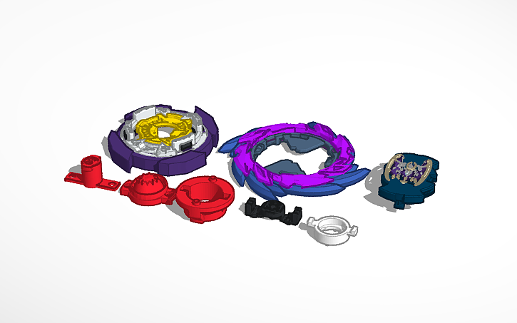 3D design faller lunala / beyblade - Tinkercad