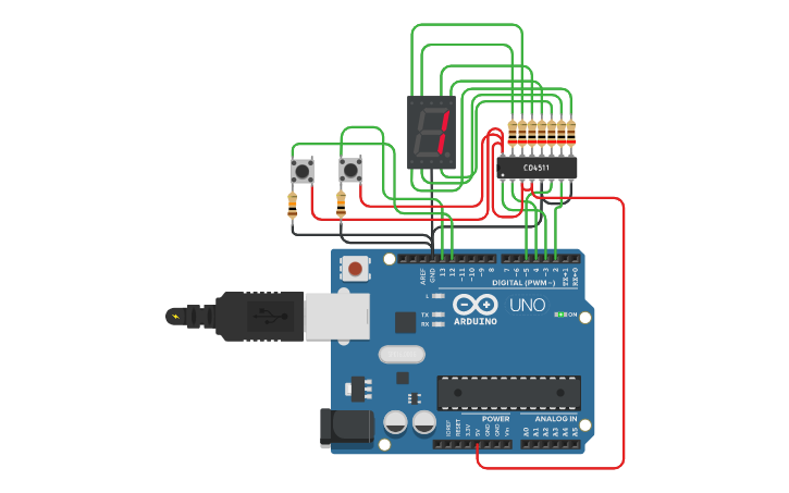 Circuit design 課題2-2 - Tinkercad