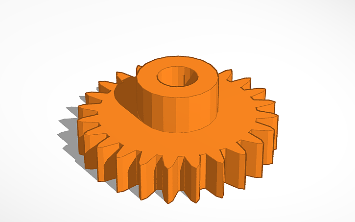 3D design gear - Tinkercad