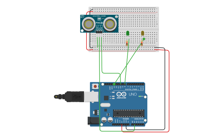 Circuit design Copy of Arduino simulator AND | Tinkercad