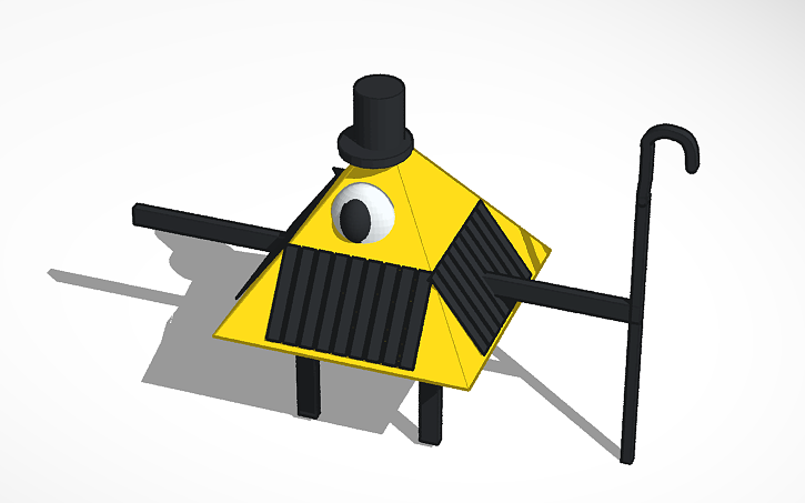 3d Design Bill Cipher Tinkercad