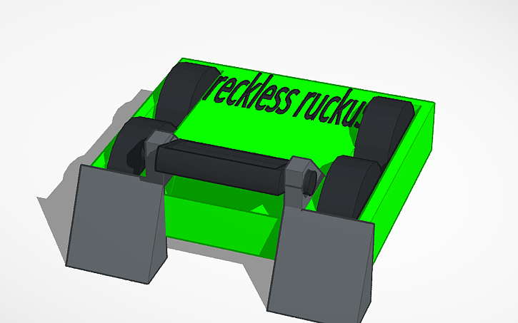 3D design reckless ruckus simlab - Tinkercad