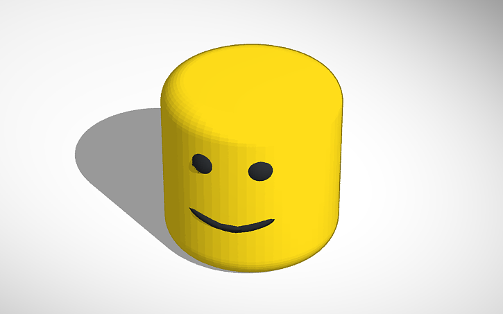 3d Design Roblox Noob Face Tinkercad - roblox noob face