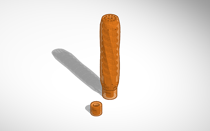 3D design thread protector - Tinkercad