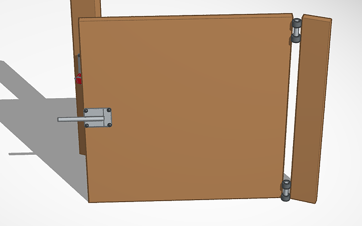 3D design Gate Latch - SIM LAB - Tinkercad