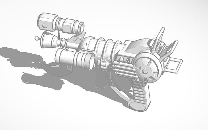 3d Design Insanely Modded Ray Gun From Bo2 Tinkercad 0066