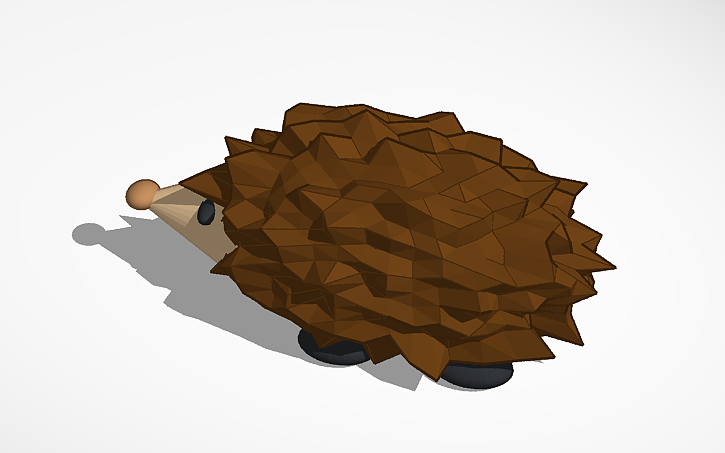 3D design Hedgehog - Tinkercad