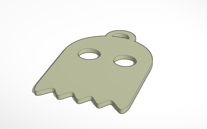 3D design key chain - Tinkercad