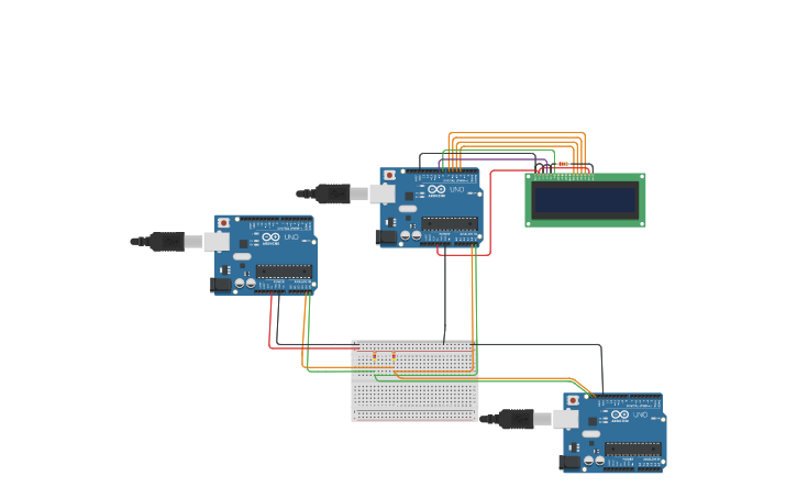 Circuit design Clock_LCD - Tinkercad