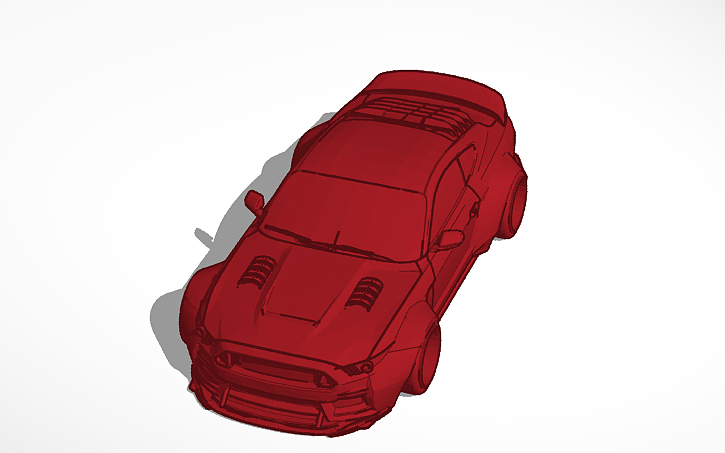 3D design Ford Mustang - Tinkercad