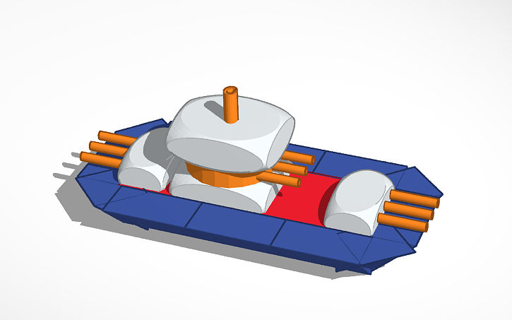 3D design Есминец - Tinkercad