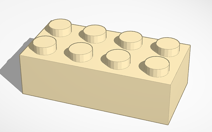 3d Design Actividad 8 - Lego - Tinkercad