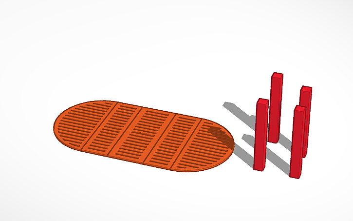 3D design Mesa Teka Exterior | Tinkercad