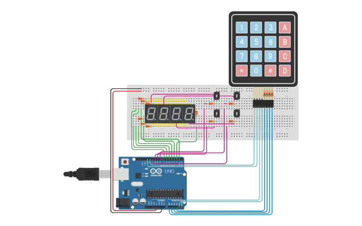 Circuit design Reloj - Tinkercad