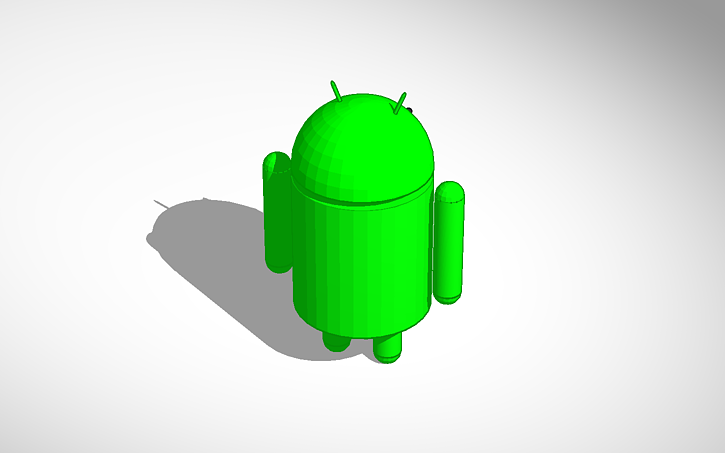 3D design android bot BY: jairo garcia | Tinkercad