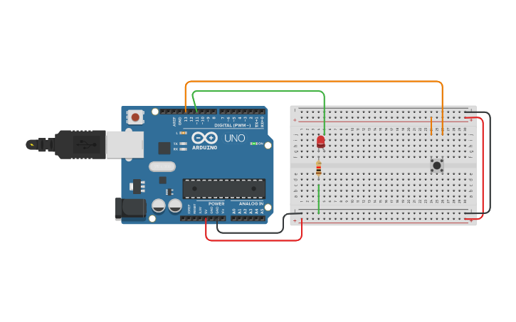 Circuit design Arduino - Turn LED On and Off With Push Button (with ...