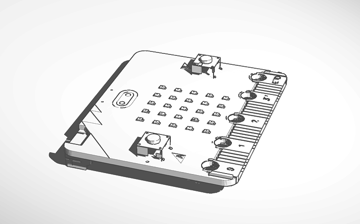Microbit Design 3D design BBC Microbit - Tinkercad