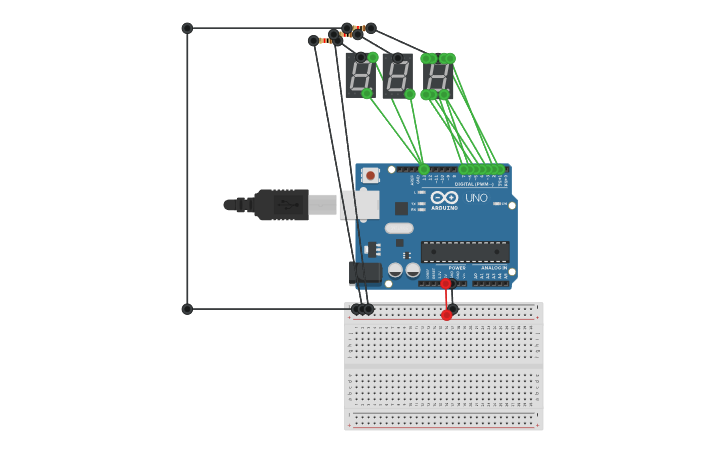 Circuit design 28 - Tinkercad