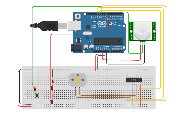 Circuit design Laboratorio 4 Parte 3 | Tinkercad