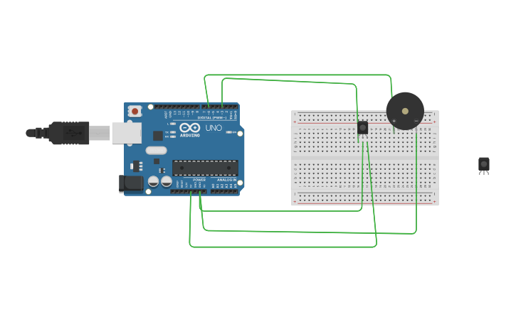 Circuit design IR sensor - Tinkercad