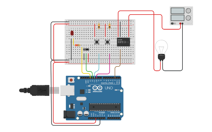 Circuit design Hugo Alejandro - Alarm Arduino | Tinkercad
