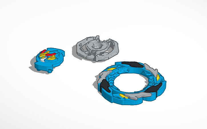 3D design tornado knight - Tinkercad