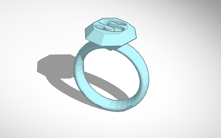 3D design Ring for Mothers' Day - Tinkercad