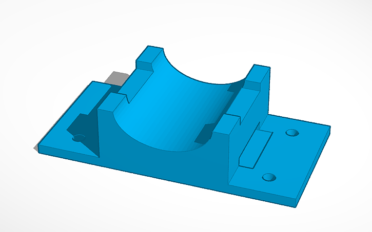 3D design Flat Bracket for Velcro | Tinkercad