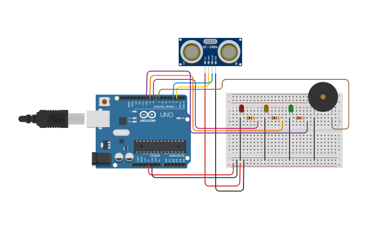 Circuit design Tugas Modul 3 No 1 | Tinkercad