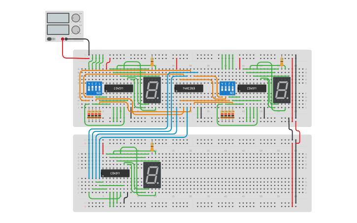 Circuit design LAB5 Class 9 3 22 | Tinkercad