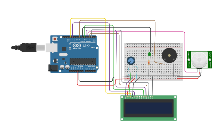 Circuit design Examen ejercicio 2 - Tinkercad