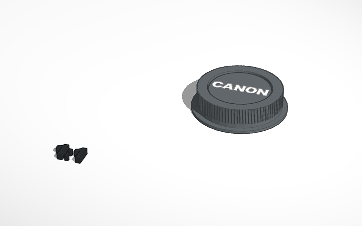 Bouchon D'objectif Avant 55mm Pour Appareils Photo Canon - Logo Canon Gravé - Générique Neuf