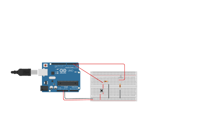 Circuit design Pull down - Tinkercad