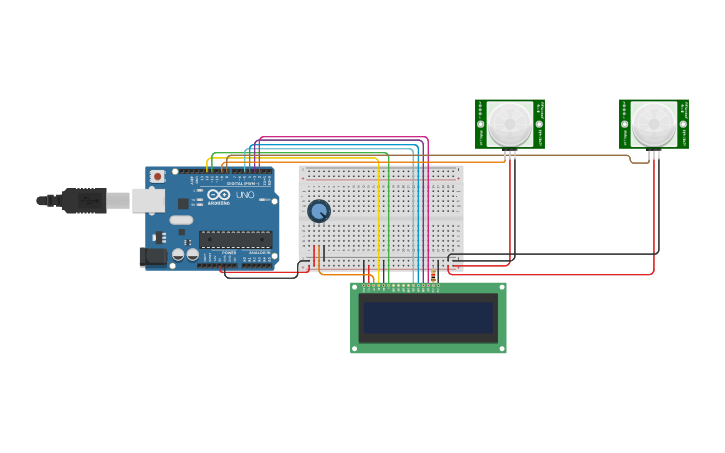 Circuit design SPEED TRACKER - Tinkercad
