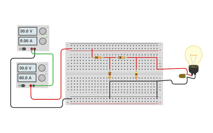 Circuit design Act_4 metodo de LVK - Tinkercad