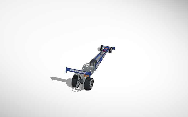 3D design Top Fuel Dragster - Tinkercad