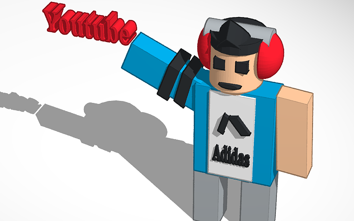 3d Design Gyrocrash Roblox Youtuber Tinkercad - view in 3d