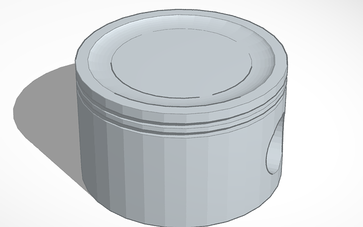 3D design Piston | Tinkercad