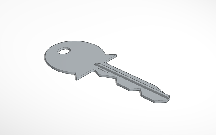 3D design Key - Tinkercad