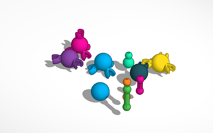 3D design Kit de moléculas | Tinkercad