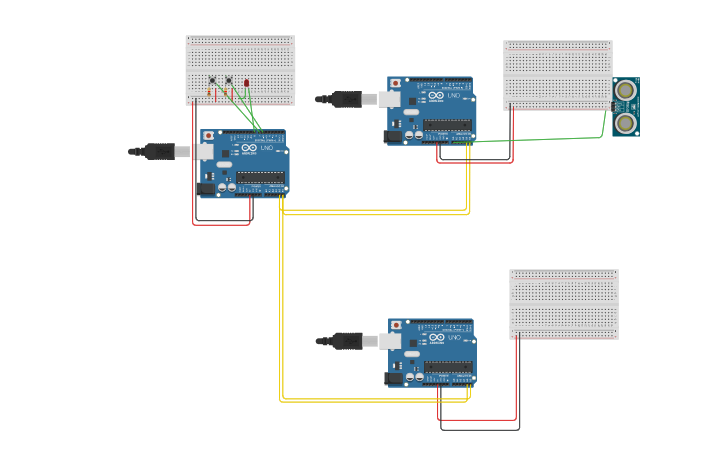 Circuit design Comunicacion Serial +I2C | Tinkercad