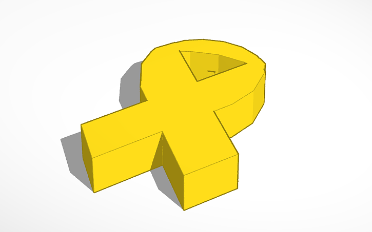 3D design 0416 Ribbon REMEMBER | Tinkercad
