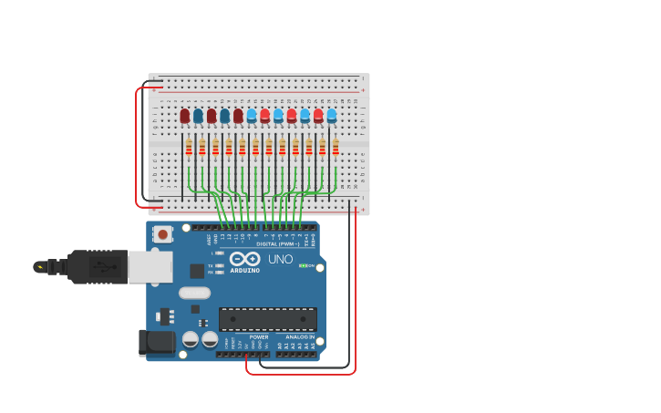 Circuit design Practica01-Arq-Computadoras - Tinkercad