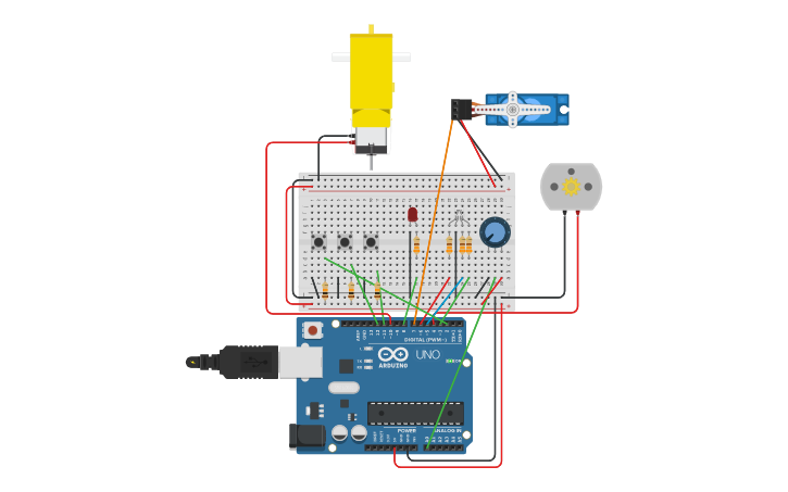 Circuit design Arduino Summative Project | Tinkercad